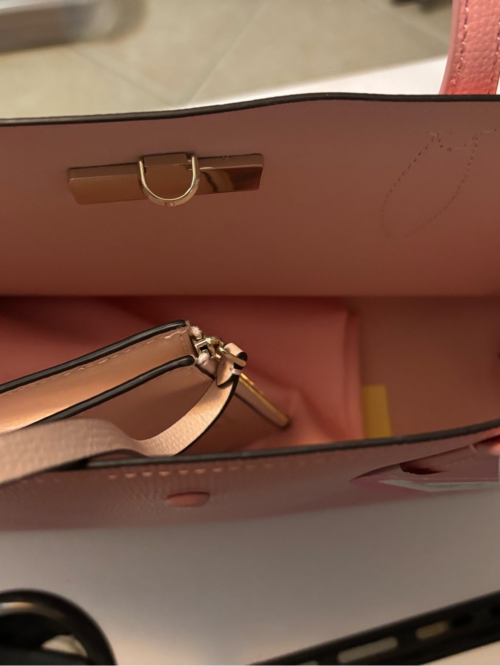 kate spade Pink Tote with Pale Blush Wristlet - Picture 6 of 7
